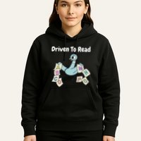 Driven To Read Pigeon Library Reading Books Reader Hoodie