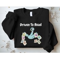 Driven To Read Pigeon Library Reading Books Reader Sweatshirt