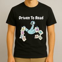 Driven To Read Pigeon Library Reading Books Reader T-Shirt