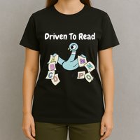 Driven To Read Pigeon Library Reading Books Reader T-Shirt