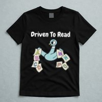 Driven To Read Pigeon Library Reading Books Reader T-Shirt