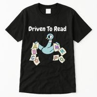 Driven To Read Pigeon Library Reading Books Reader Tall T-Shirt