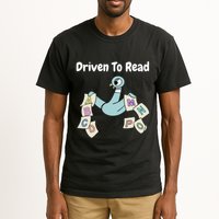 Driven To Read Pigeon Library Reading Books Reader Tall T-Shirt