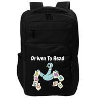 Driven To Read Pigeon Library Reading Books Reader Impact Tech Backpack