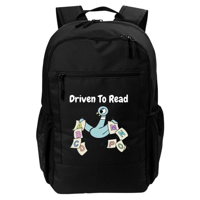 Driven To Read Pigeon Library Reading Books Reader Backpack