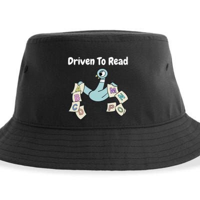 Driven To Read Pigeon Library Reading Books Reader Sustainable Bucket Hat