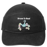 Driven To Read Pigeon Library Reading Books Reader 7-Panel Snapback Hat
