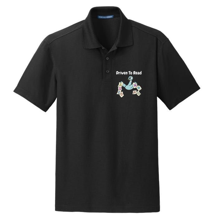 Driven To Read Pigeon Library Reading Books Reader Dry Zone Grid Polo