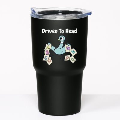 Driven To Read Pigeon Library Reading Books Reader Tumbler