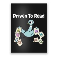 Driven To Read Pigeon Library Reading Books Reader Poster