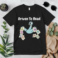 Driven To Read Pigeon Library Reading Books Reader Premium T-Shirt