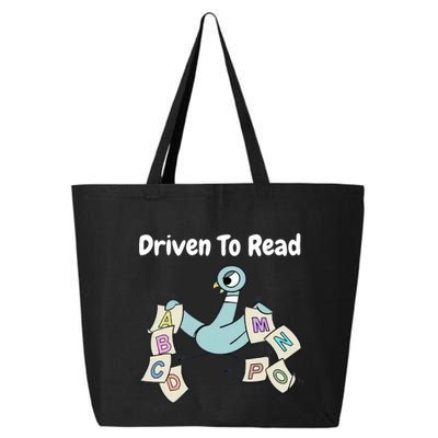 Driven To Read Pigeon Library Reading Books Reader 25L Jumbo Tote