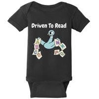 Driven To Read Pigeon Library Reading Books Reader Baby Bodysuit