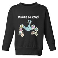 Driven To Read Pigeon Library Reading Books Reader Toddler Sweatshirt