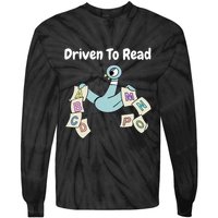 Driven To Read Pigeon Library Reading Books Reader Tie-Dye Long Sleeve Shirt