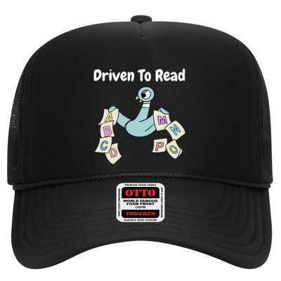 Driven To Read Pigeon Library Reading Books Reader Trucker Hat