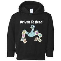 Driven To Read Pigeon Library Reading Books Reader Toddler Hoodie