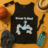 Driven To Read Pigeon Library Reading Books Reader Tank Top