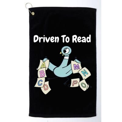 Driven To Read Pigeon Library Reading Books Reader Golf Towel