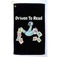Driven To Read Pigeon Library Reading Books Reader Golf Towel