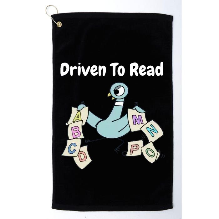 Driven To Read Pigeon Library Reading Books Reader Golf Towel
