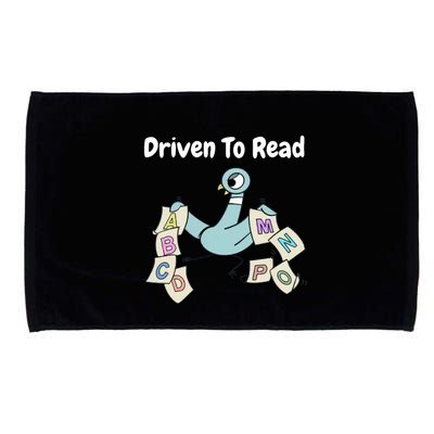 Driven To Read Pigeon Library Reading Books Reader Microfiber Hand Towel