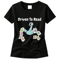 Driven To Read Pigeon Library Reading Books Reader Womens T-Shirt