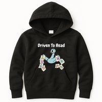 Driven To Read Pigeon Library Reading Books Reader Kids Hoodie