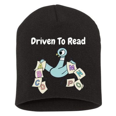 Driven To Read Pigeon Library Reading Books Reader Short Acrylic Beanie