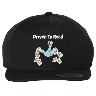 Driven To Read Pigeon Library Reading Books Reader Wool Snapback Cap