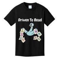 Driven To Read Pigeon Library Reading Books Reader Kids T-Shirt