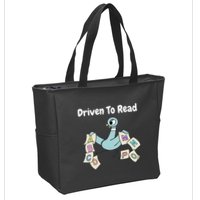 Driven To Read Pigeon Library Reading Books Reader Zip Tote Bag