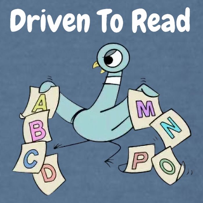 Driven To Read Pigeon Library Reading Books Reader Garment-Dyed Sweatshirt