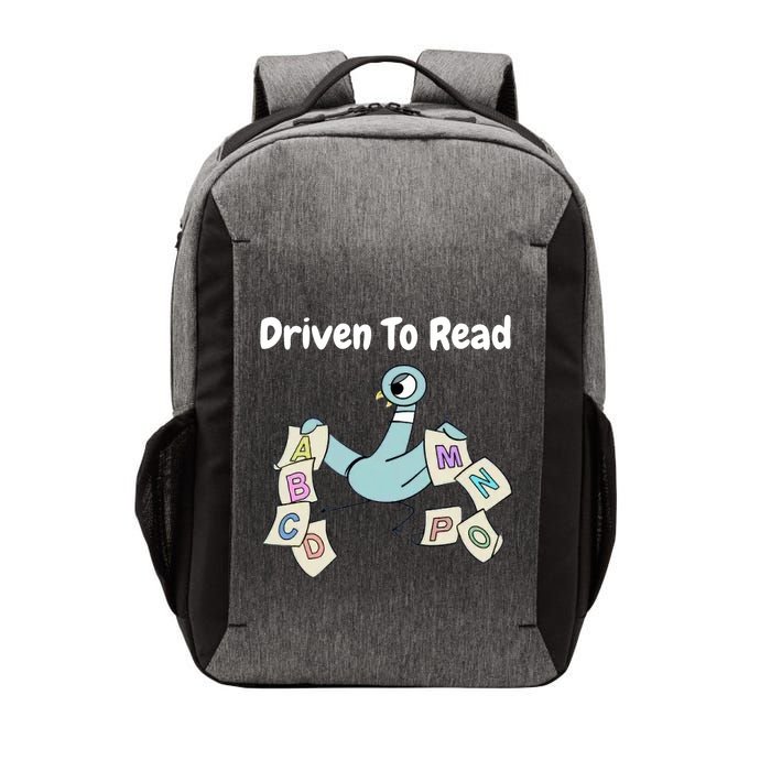 Driven To Read Pigeon Library Reading Books Reader Vector Backpack