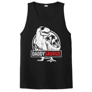 Daddysaurus T Rex Dinosaur Daddy Saurus Family Matching PosiCharge Competitor Tank