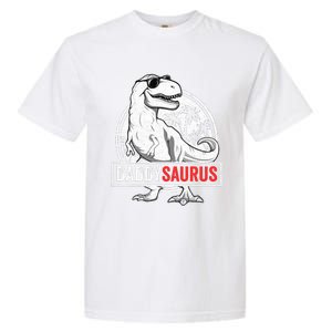 Daddysaurus T Rex Dinosaur Daddy Saurus Family Matching Garment-Dyed Heavyweight T-Shirt