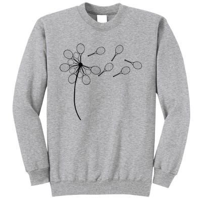 Dandelion Tennis Racket Tall Sweatshirt