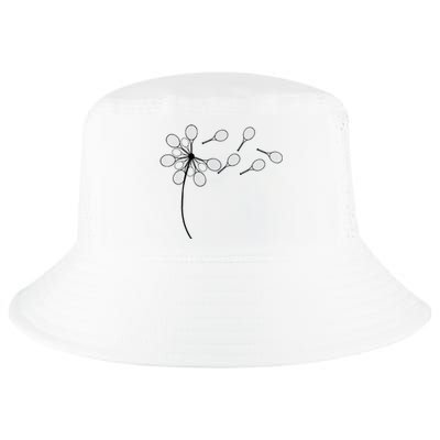 Dandelion Tennis Racket Cool Comfort Performance Bucket Hat