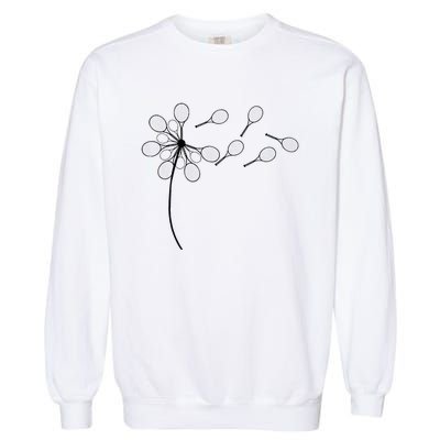 Dandelion Tennis Racket Garment-Dyed Sweatshirt