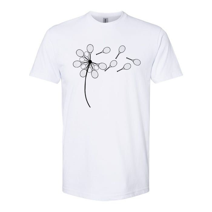 Dandelion Tennis Racket Softstyle® CVC T-Shirt