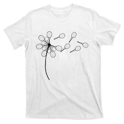 Dandelion Tennis Racket T-Shirt