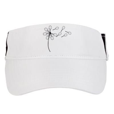 Dandelion Tennis Racket Adult Drive Performance Visor