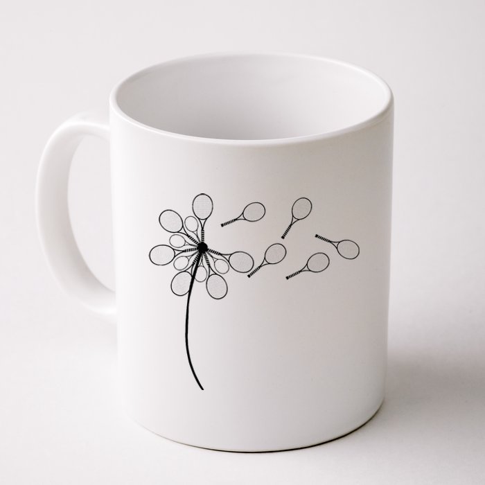 Dandelion Tennis Racket Coffee Mug