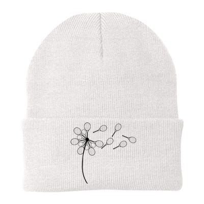 Dandelion Tennis Racket Knit Cap Winter Beanie