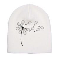 Dandelion Tennis Racket Short Acrylic Beanie