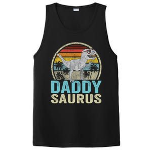 Daddysaurus T Rex Dinosaur Saurus Family Matching Gift PosiCharge Competitor Tank