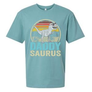 Daddysaurus T Rex Dinosaur Saurus Family Matching Gift Sueded Cloud Jersey T-Shirt