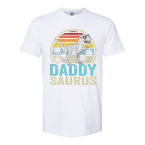 Daddysaurus T Rex Dinosaur Saurus Family Matching Gift Softstyle CVC T-Shirt