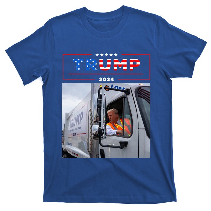 Donald Trump Rides In Garbage Truck Garbage Trump T-Shirt