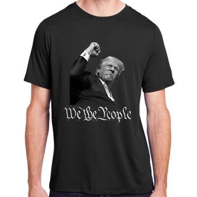 Donald Trump Raising Fist We The People Adult ChromaSoft Performance T-Shirt